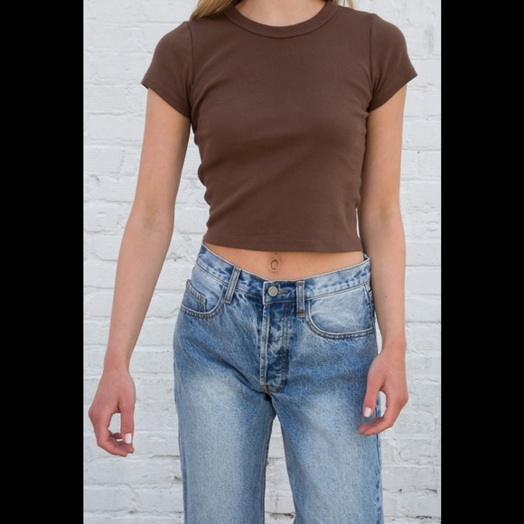 Brandy Melville Brown Ashlyn Top 